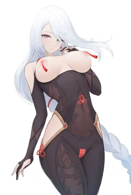 红裙痴女